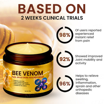 LOTMAY® Bee Venom Pain-Relief Bone Healing Cream ✨Fast Relief in 72 Hours✨
