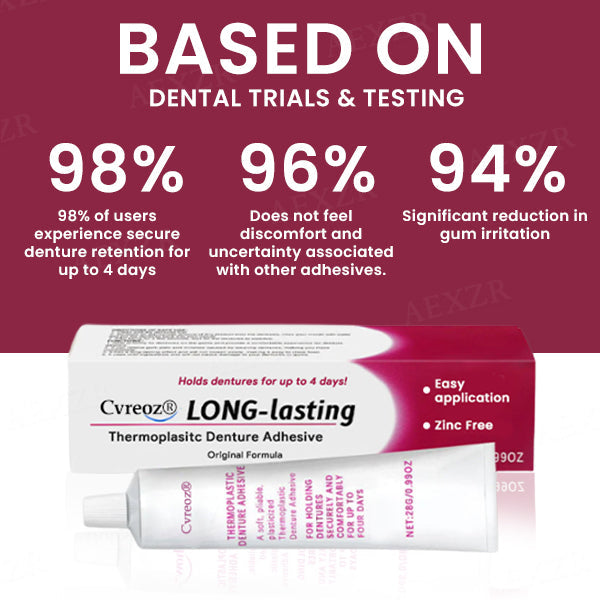 Cvreoz® Thermoplastic Denture Adhesive