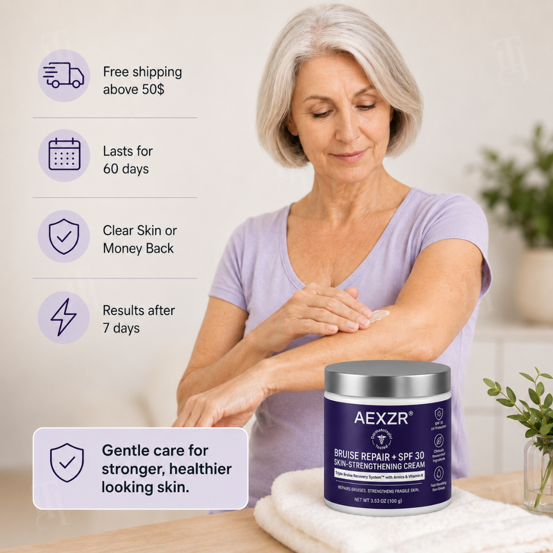 📢 16 orders left!! | AEXZR® Bruise Repair + SPF 30 Skin-Strengthening Cream