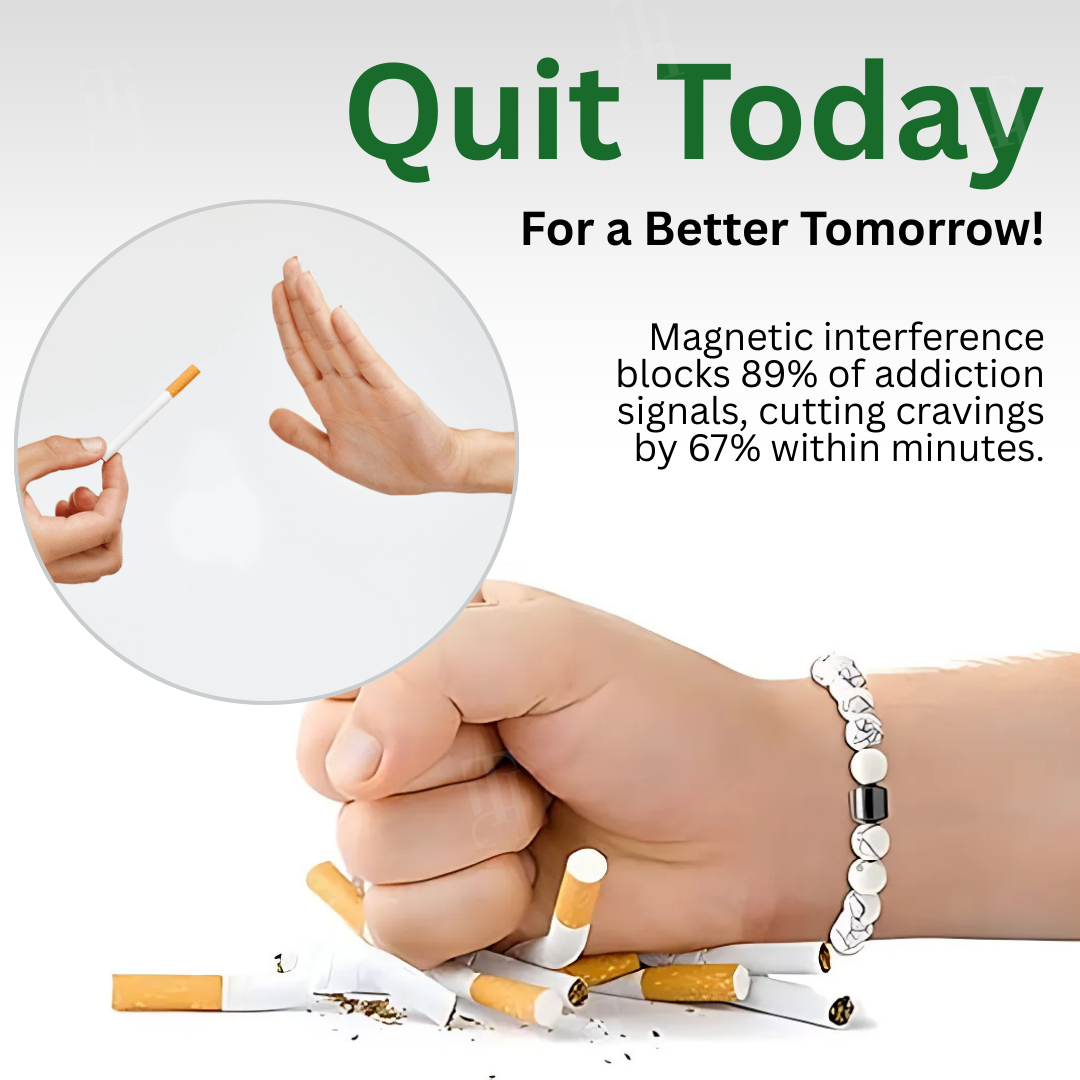 Czticle® Smoking Cessation Magnet Bracelet🚭 𝐄𝐥𝐢𝐦𝐢𝐧𝐚𝐭𝐞 𝐒𝐦𝐨𝐤𝐢𝐧𝐠 𝐀𝐝𝐝𝐢𝐜𝐭𝐢𝐨𝐧 𝐖𝐢𝐭𝐡𝐢𝐧 𝟕𝟐 𝐇𝐨𝐮𝐫𝐬!