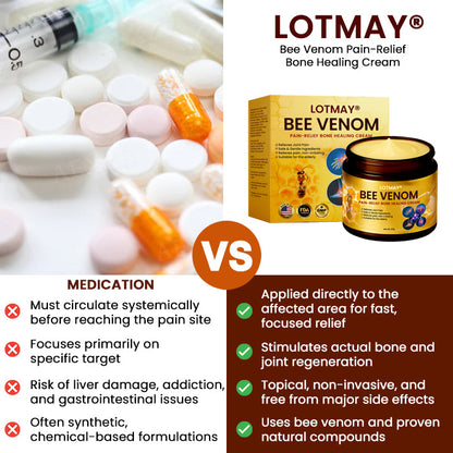 LOTMAY® Bee Venom Pain-Relief Bone Healing Cream ✨Fast Relief in 72 Hours✨