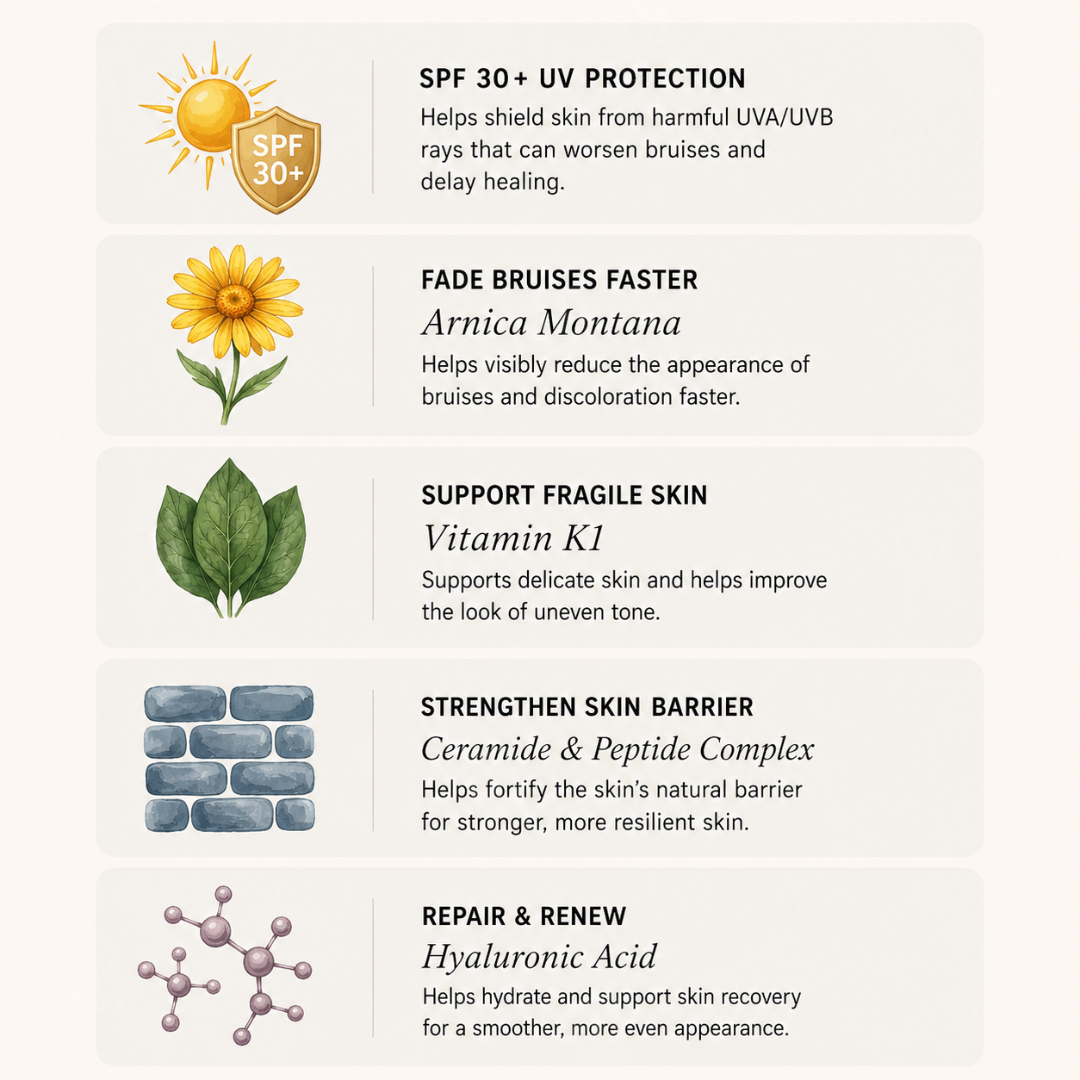📢 16 orders left!! | AEXZR® Bruise Repair + SPF 30 Skin-Strengthening Cream