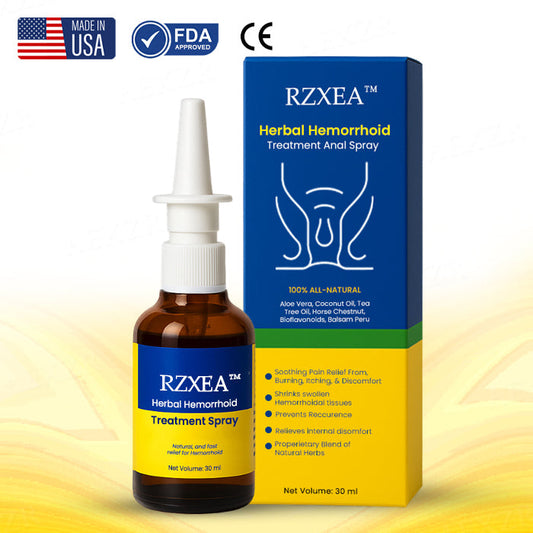⚡ EXCLUSIVE PROMO 50% OFF TODAY! - RZXEA™ Herbal Hemorrhoid Treatment Anal Spray
