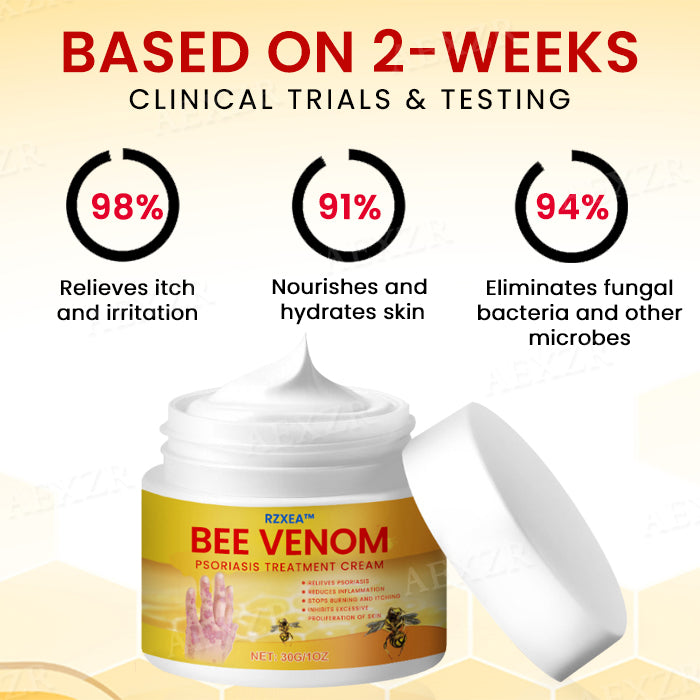 🔥 50% OFF TODAY | RZXEA™ Bee Venom Psoriasis Treatment Cream