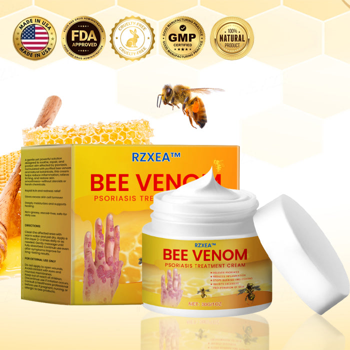 ⚡ New Year Flash Deals! 50% OFF - RZXEA™ Bee Venom Psoriasis Treatment Cream