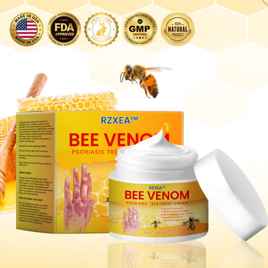⚡ New Year Flash Deals! 50% OFF - - RZXEA™ Bee Venom Psoriasis Treatment Cream